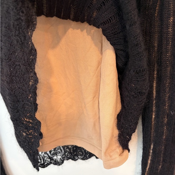 Vince Ladder Cotton & Mohair Blend Mockneck - Picture 7 of 8